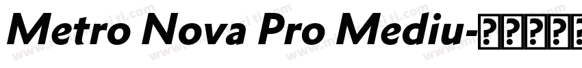 Metro Nova Pro Mediu字体转换